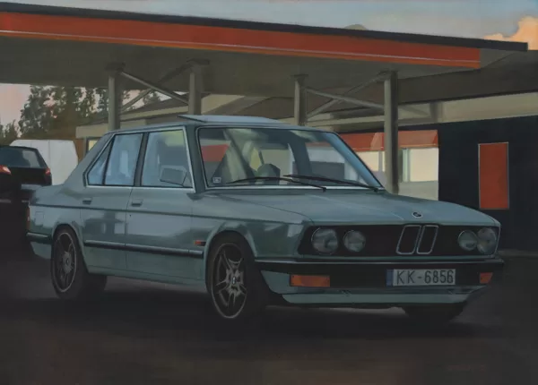 BMW e28, 2025, 65x90cm a/e PĀRDOTS